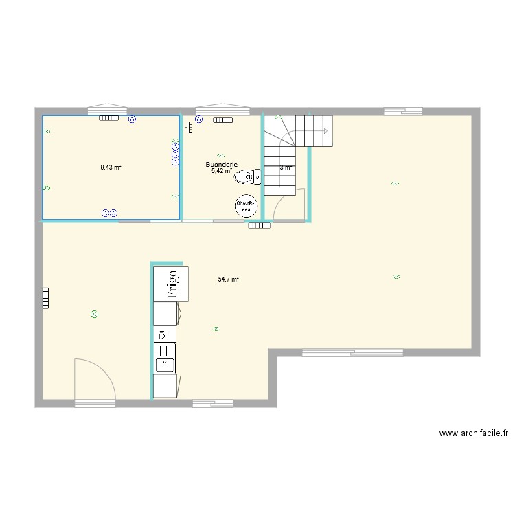 maison. Plan de 0 pièce et 0 m2