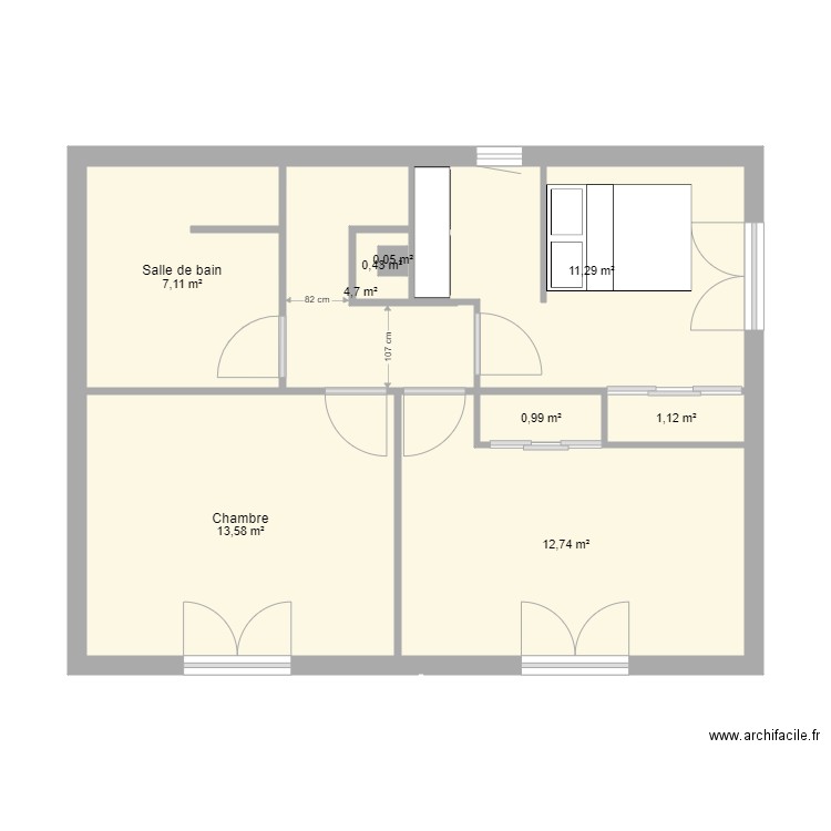 Idee 3. Plan de 0 pièce et 0 m2