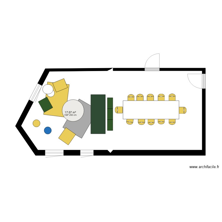 plan salle de pause . Plan de 0 pièce et 0 m2