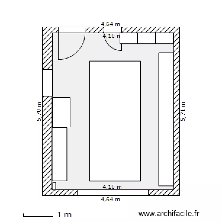 Garage. Plan de 