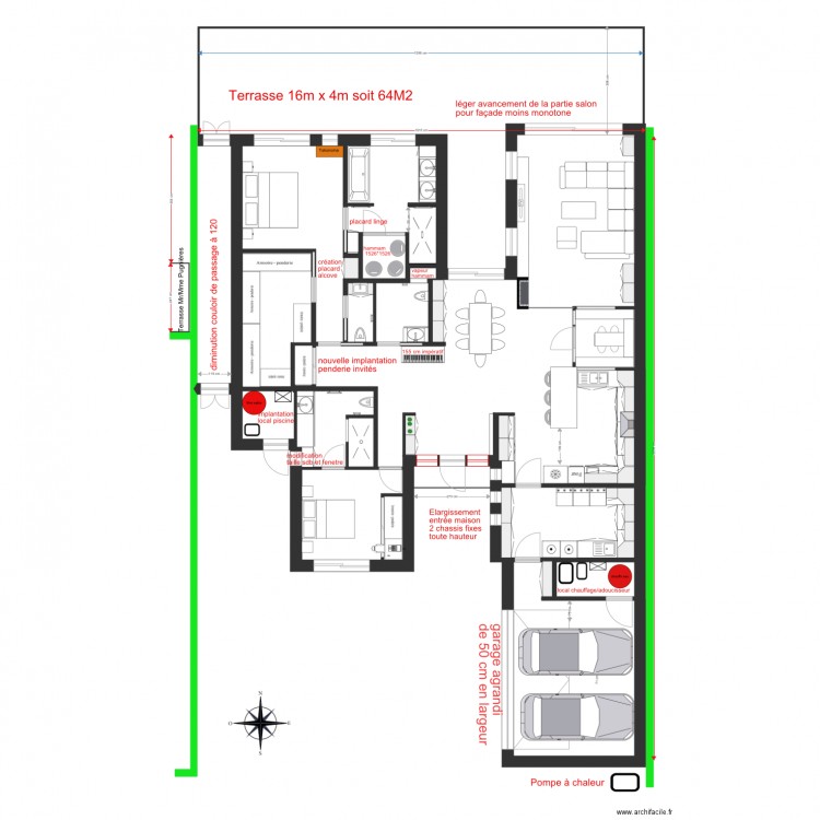 Villa Pascal 1 octobre 2016 RT2012  V2. Plan de 0 pièce et 0 m2