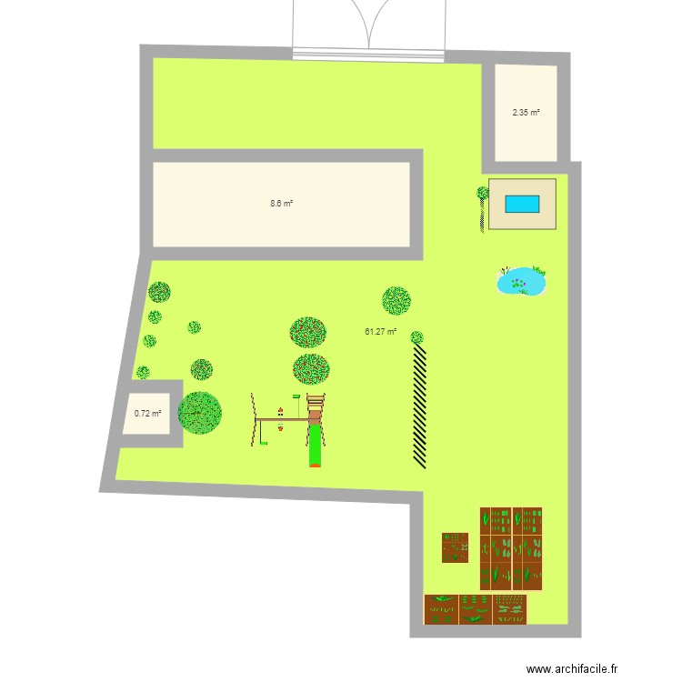 sauly. Plan de 0 pièce et 0 m2