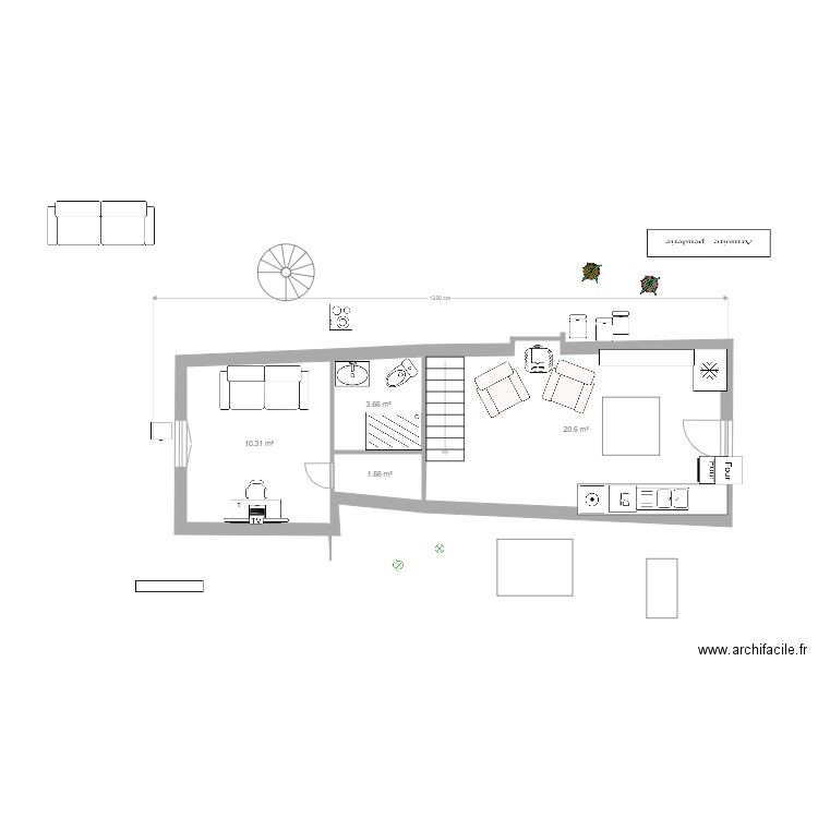 Logement 2 salives. Plan de 0 pièce et 0 m2