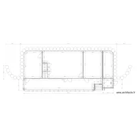 Earthship 3 plan de niveau avec cotations