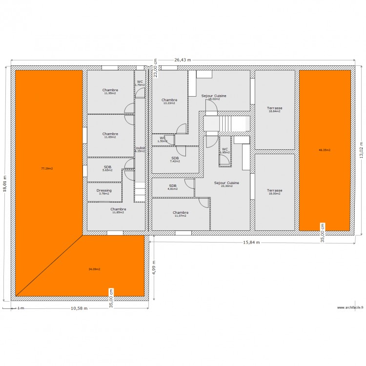 plan 5 etage. Plan de 0 pièce et 0 m2