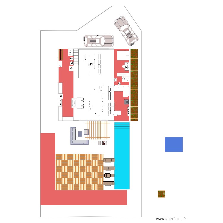 plan terrain  RDC. Plan de 0 pièce et 0 m2