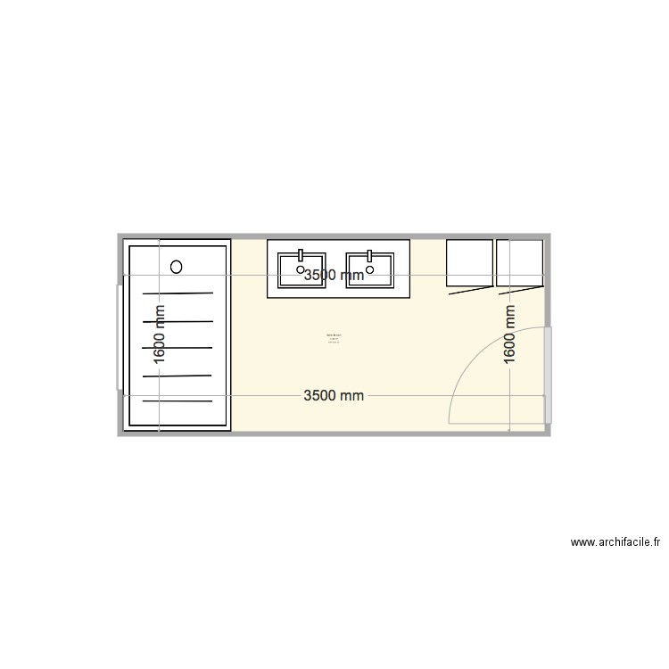 sdb habitation roulleau. Plan de 0 pièce et 0 m2