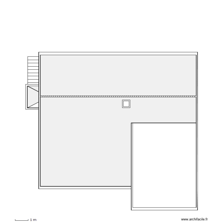 vue dessus. Plan de 0 pièce et 0 m2