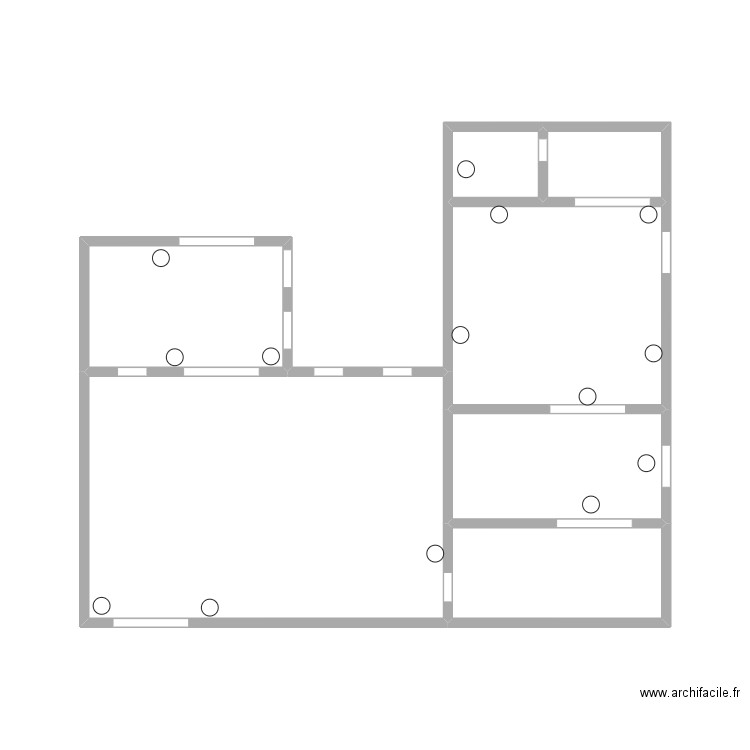 Location super u Nort sur Erdre. Plan de 7 pièces et 29 m2