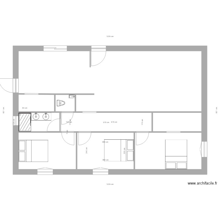 rouison. Plan de 0 pièce et 0 m2