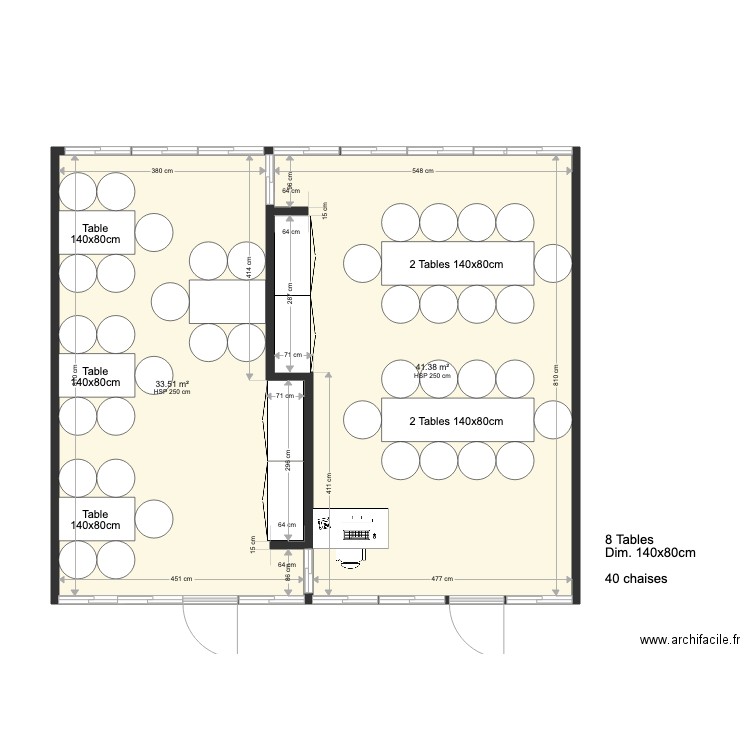 Salle Périscolaire et autre 1. Plan de 0 pièce et 0 m2