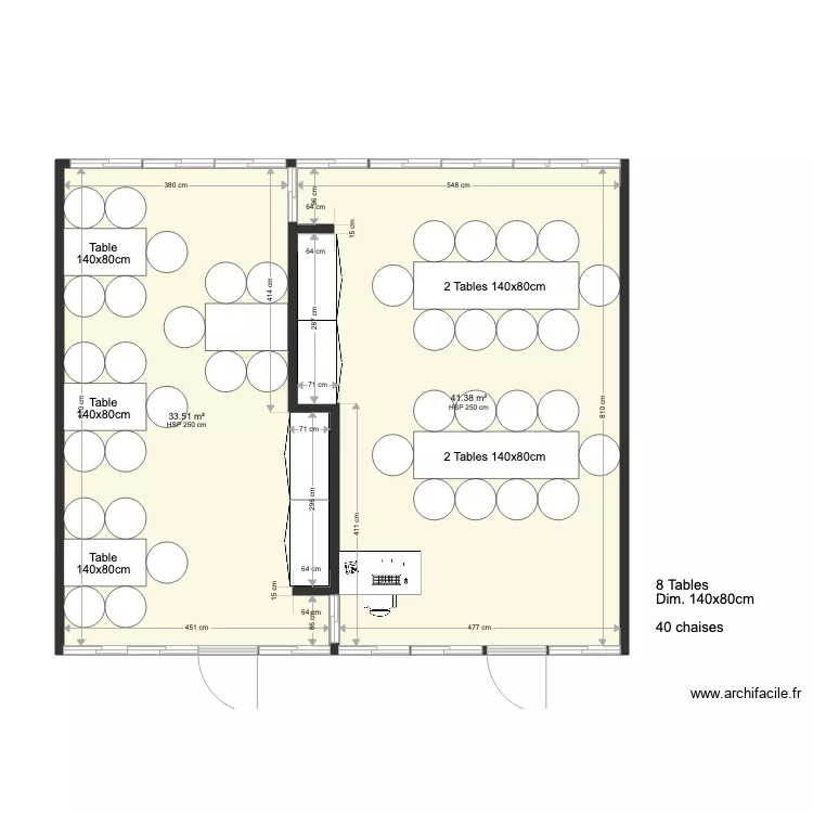 Salle P&eacute;riscolaire et autre 1. Plan de 