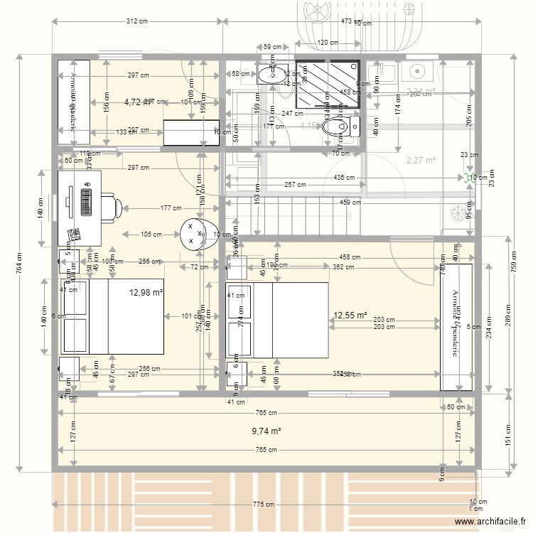 maison plage orienter diferent. Plan de 11 pièces et 432 m2