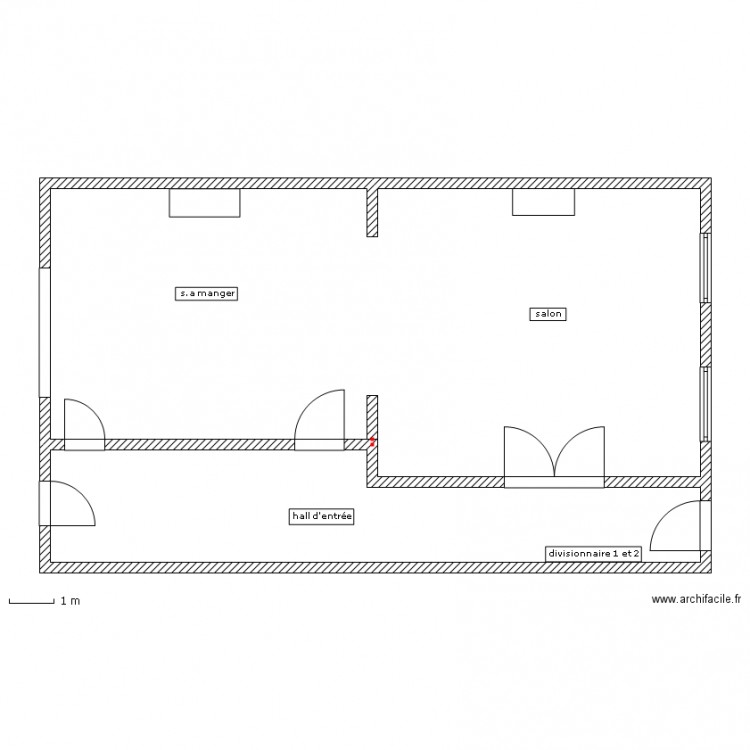 vincent rez de  chaussée. Plan de 0 pièce et 0 m2