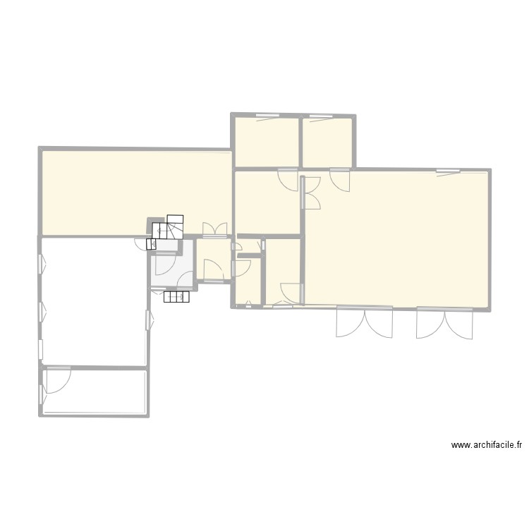 Maison GRENIER. Plan de 12 pièces et 49 m2