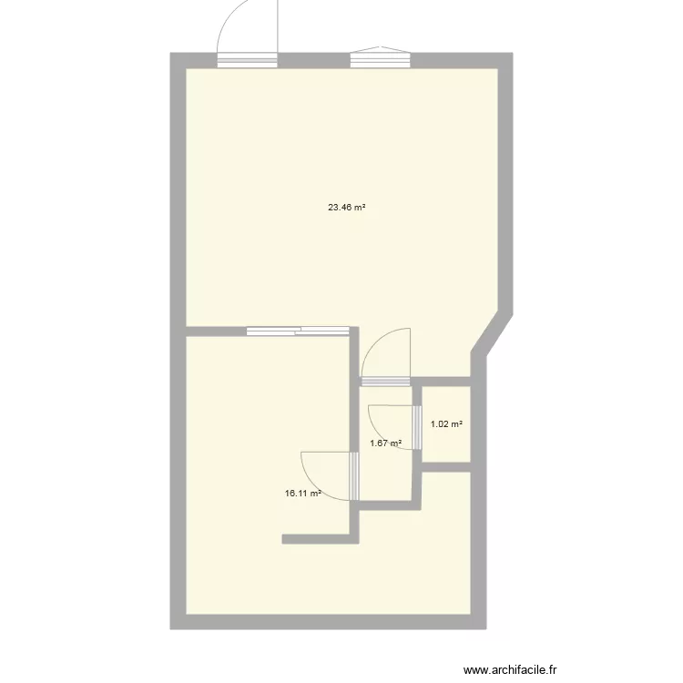 roger brun t2 2. Plan de 