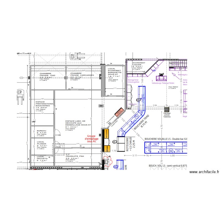 seltz. Plan de 7 pièces et 214 m2