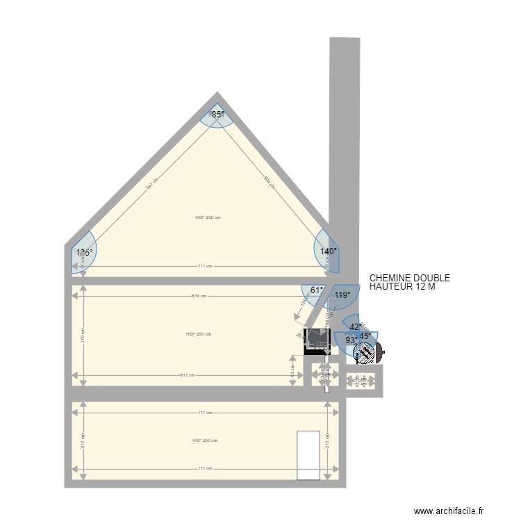 MDE ARPIN CHEMINE . Plan de 0 pièce et 0 m2