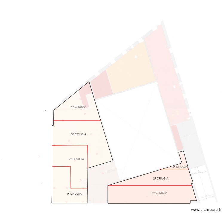 r 11. bingo star. Plan de 7 pièces et 1596 m2