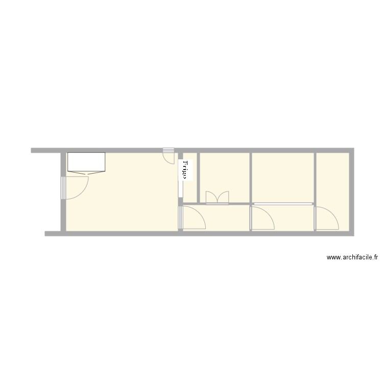 SALLEY1. Plan de 7 pièces et 22 m2