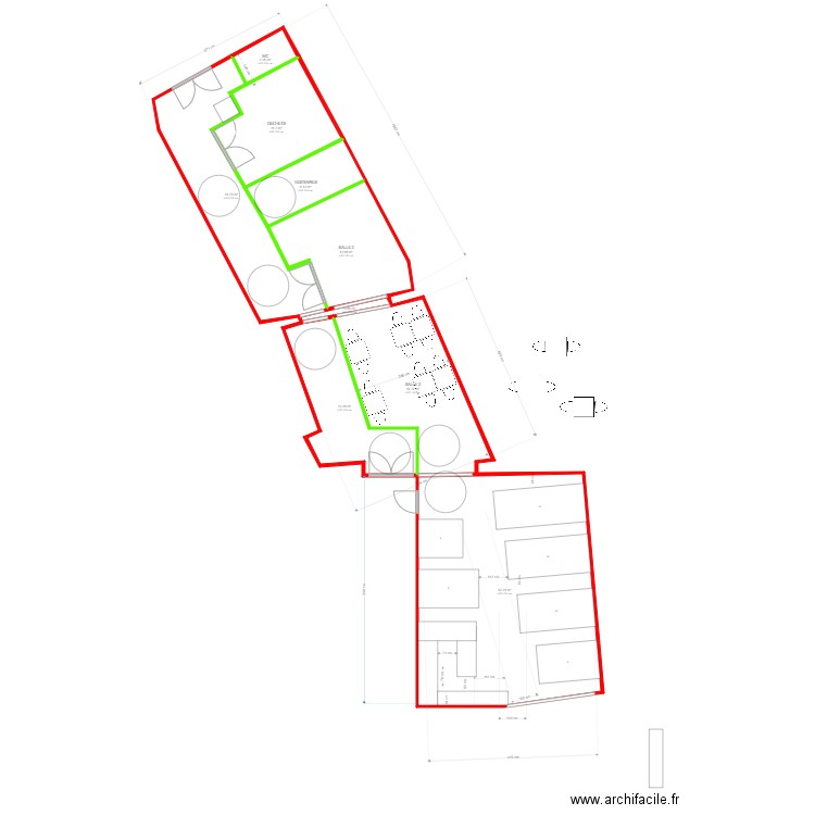 CLERMONT COQUE SALLE 11. Plan de 9 pièces et 138 m2