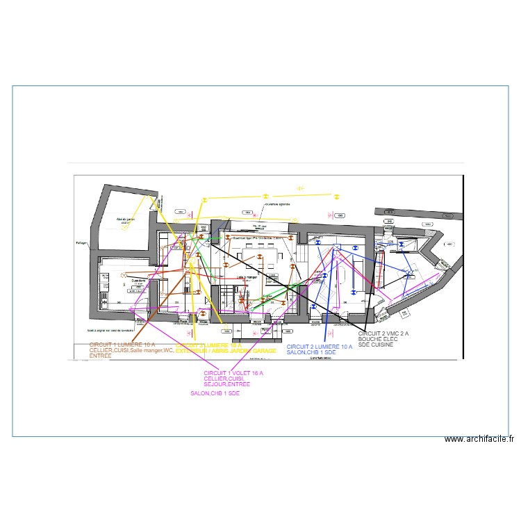 PLANS LUMIERE RC MAISON. Plan de 0 pièce et 0 m2