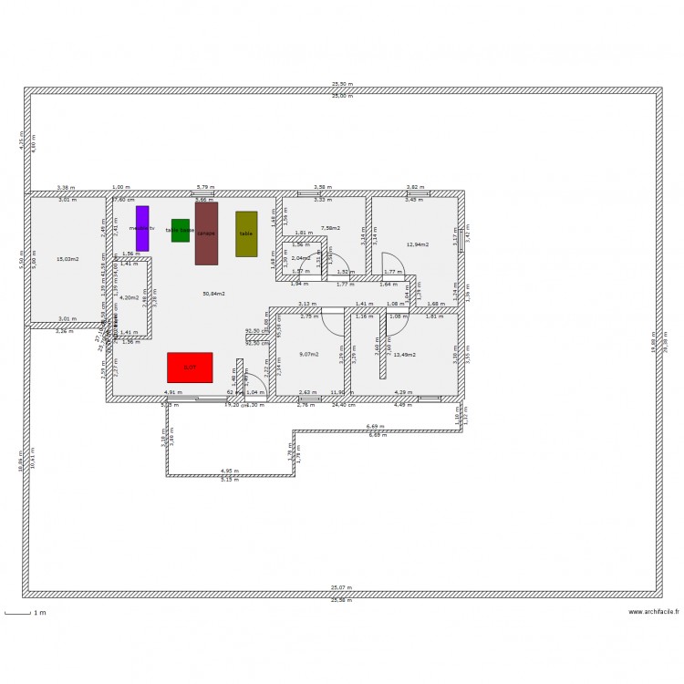 0265. Plan de 0 pièce et 0 m2