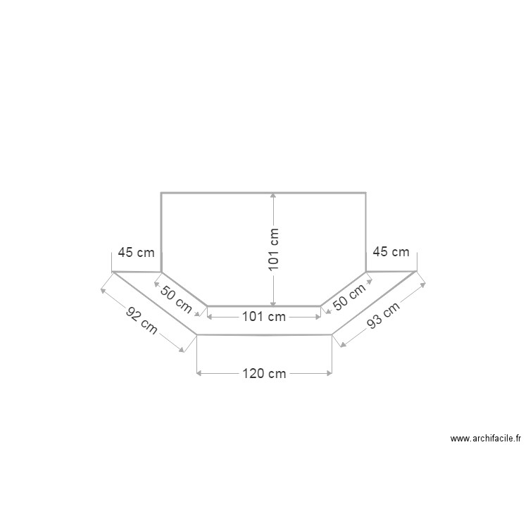 entrée . Plan de 0 pièce et 0 m2