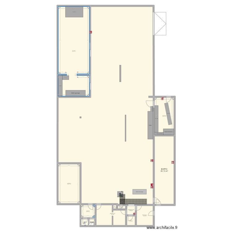 atelier v2 vierge. Plan de 0 pièce et 0 m2