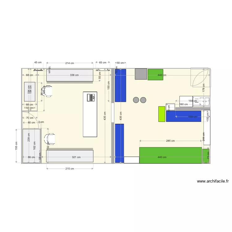 Plan Without Cashier. Plan de 