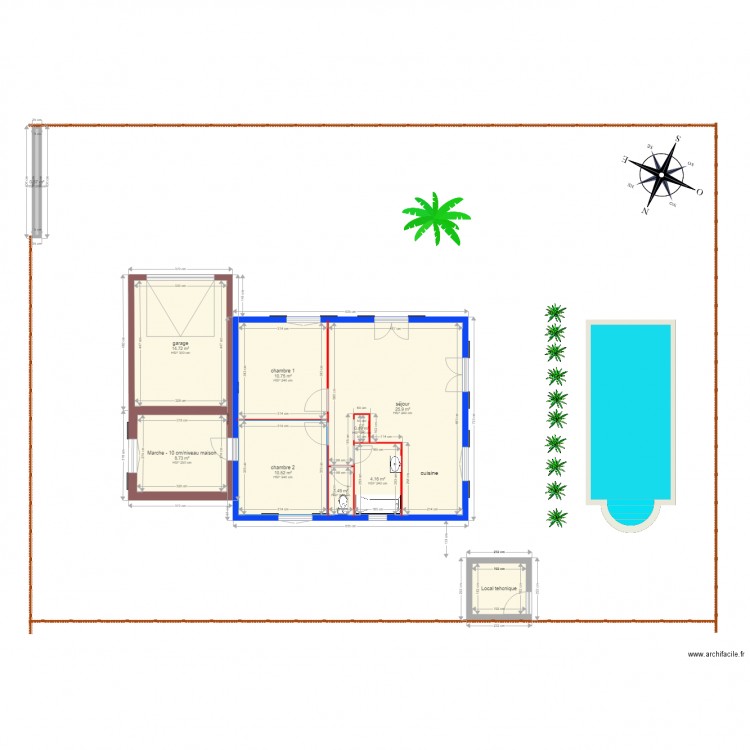 plan maison Yvon et Françoise ter 1. Plan de 0 pièce et 0 m2