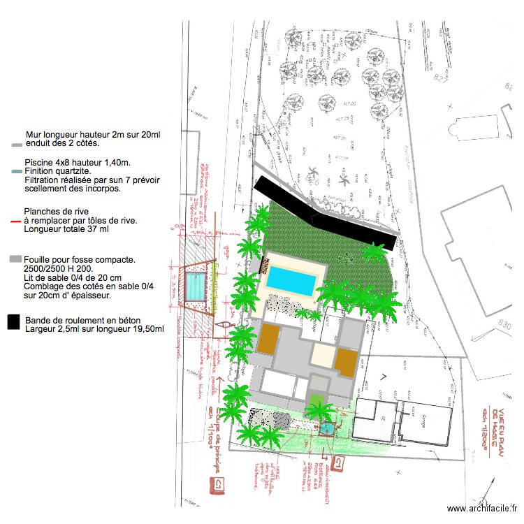 RENOVATION LA MONTAGNE. Plan de 10 pièces et 131 m2