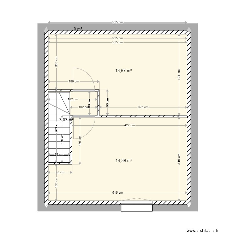 grange étage. Plan de 0 pièce et 0 m2