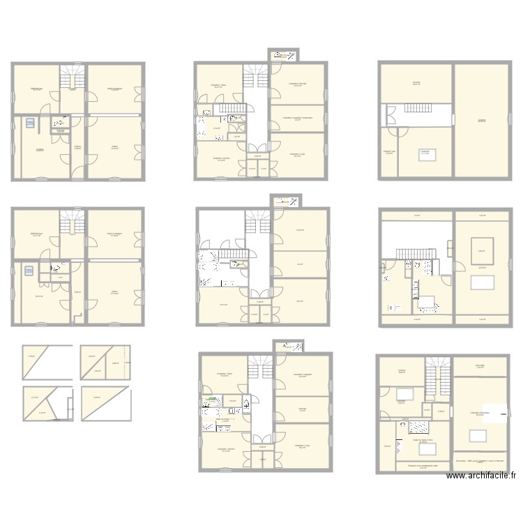 Maison Chalon. Plan de 0 pièce et 0 m2