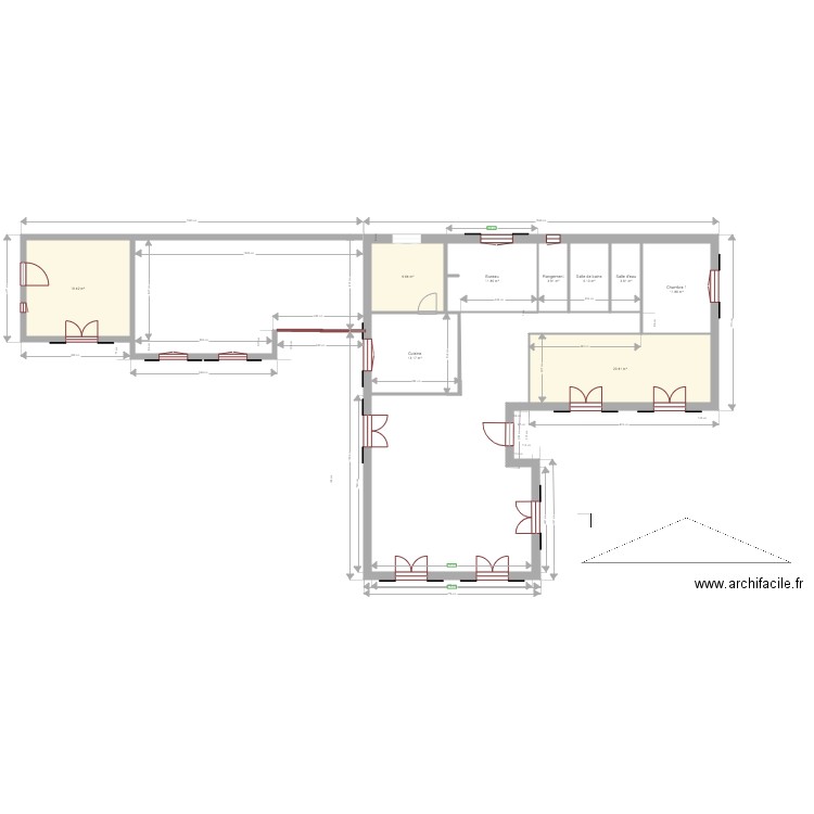 Sanguine. Plan de 0 pièce et 0 m2