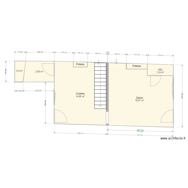 projet renovation bas. Plan de 0 pièce et 0 m2