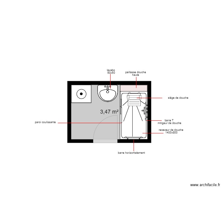 POTTIER. Plan de 0 pièce et 0 m2