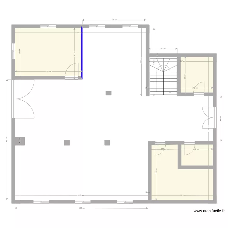 victoire ssol vide. Plan de 