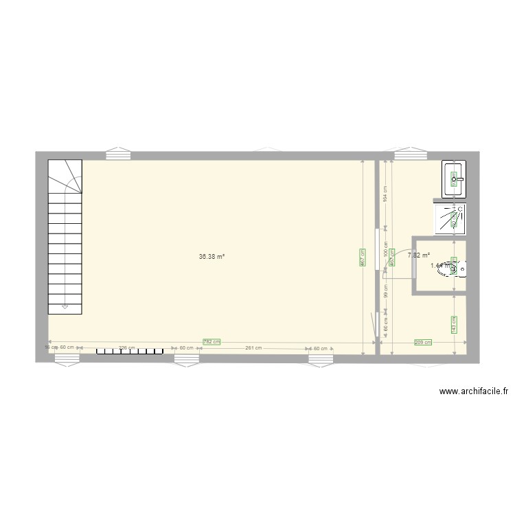 maison Laudain . Plan de 0 pièce et 0 m2