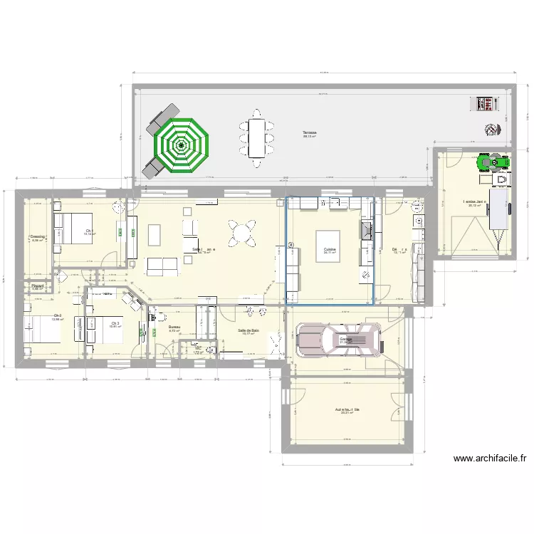 Plan avec Terrasse et Abris Copie. Plan de Plan avec Terrasse et Abris Copie. Plan de