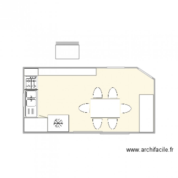 cuisine v3. Plan de 0 pièce et 0 m2