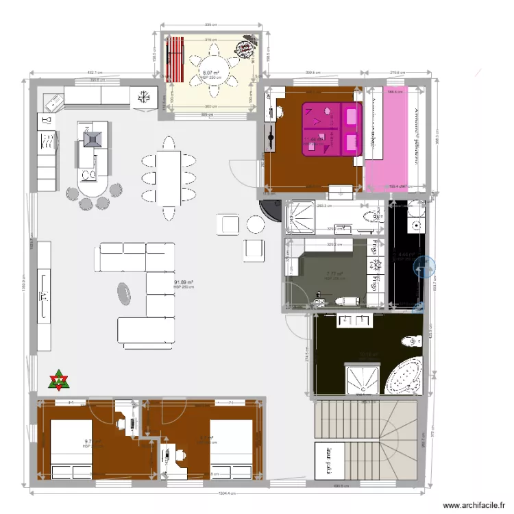 2 ETAGE JAMIE SALCICCIA ROSE. Plan de 2 ETAGE JAMIE SALCICCIA ROSE. Plan de