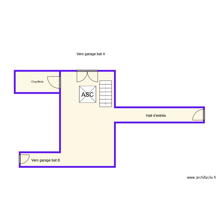 rdc eros. Plan de 0 pièce et 0 m2