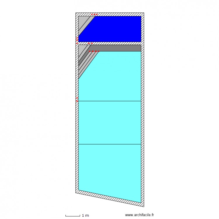 piscine. Plan de 0 pièce et 0 m2