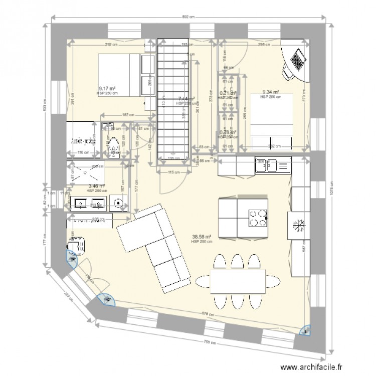 apart 1er modif. Plan de 0 pièce et 0 m2