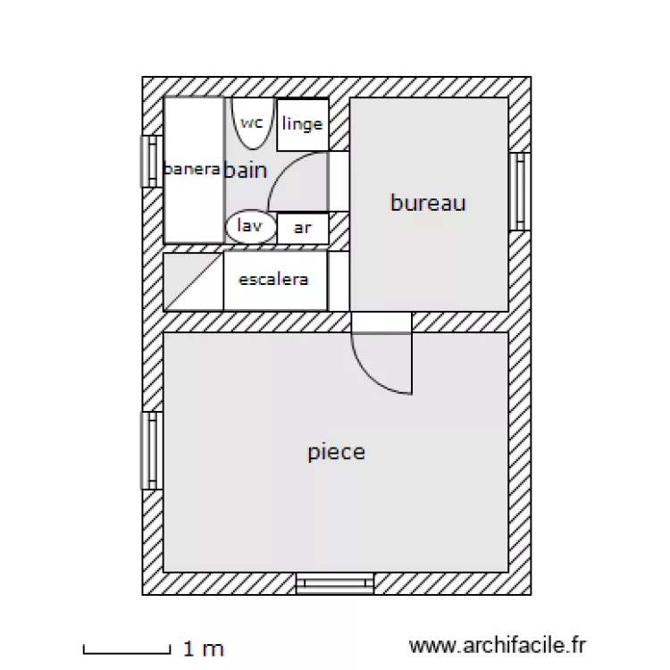 primer piso. Plan de primer piso. Plan de