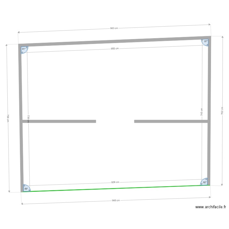 Terrasse base. Plan de 0 pièce et 0 m2