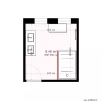 GAUCHET sdb apr&egrave;s modif RDC