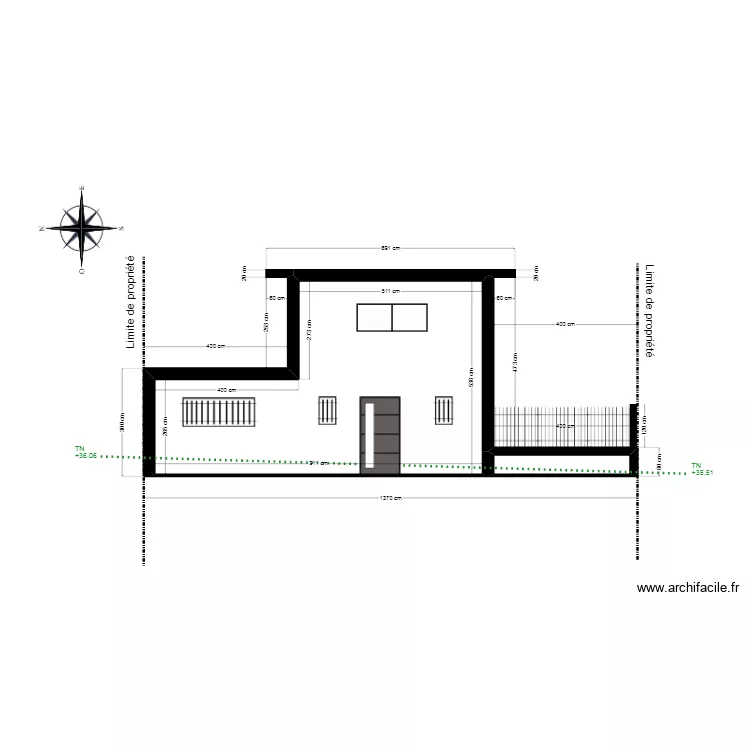 JC Façade OUEST new. Plan de JC Façade OUEST new. Plan de