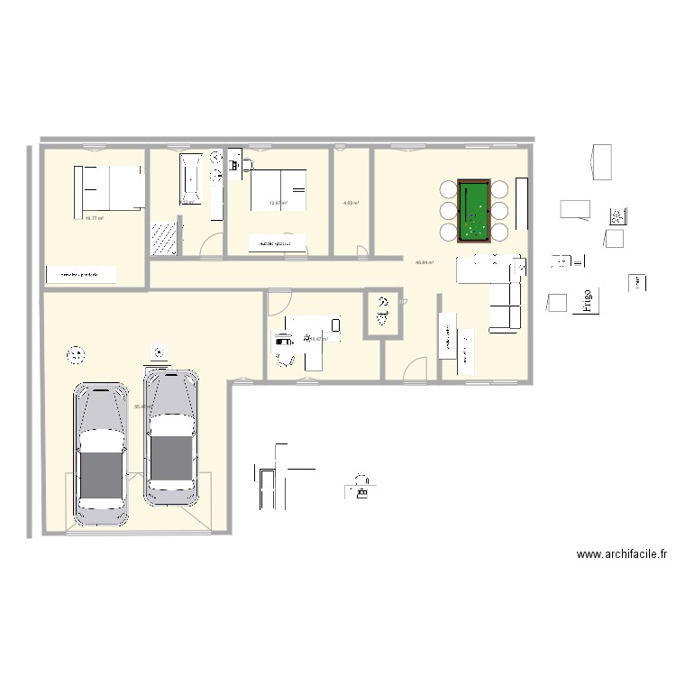 maison. Plan de 0 pièce et 0 m2